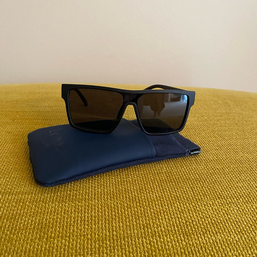 Le Specs Matte D Frame Sunglasses
